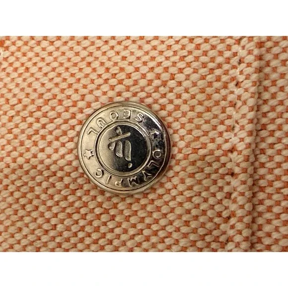 Vintage 1988 Seoul Olympic Canvas Tote Bag Official Olympic Memorabilia - Picture 10 of 11